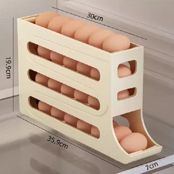 Huevos Siempre a Mano con Dispensador Vertical 4 Niveles