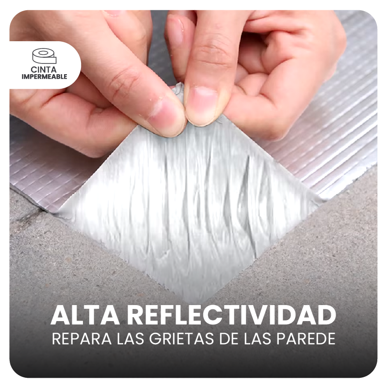 Olvídate de Filtraciones y Goteras con Cinta Butilo Ultra Adhesiva