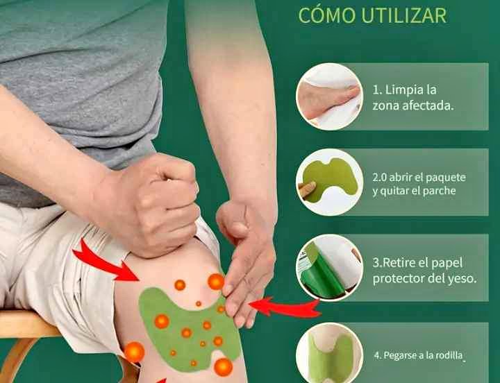 Adios al dolor de rodillas con los parches milagrosos 6 CAJAS (60 UNIDADES)