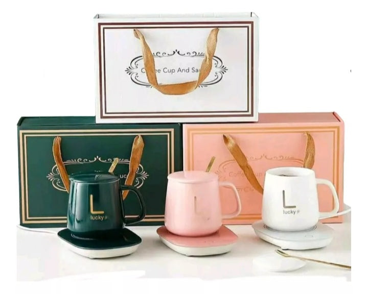 Taza SmartHeat™ Tu Café No Se Enfría Brindándote Placer en Cada Sorbo.
