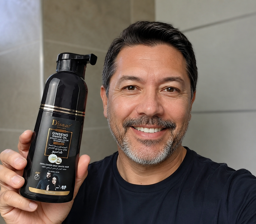 DisaarCanaFree Max™ Shampoo Inteligente para Cubrir Canas Sin Complicaciones