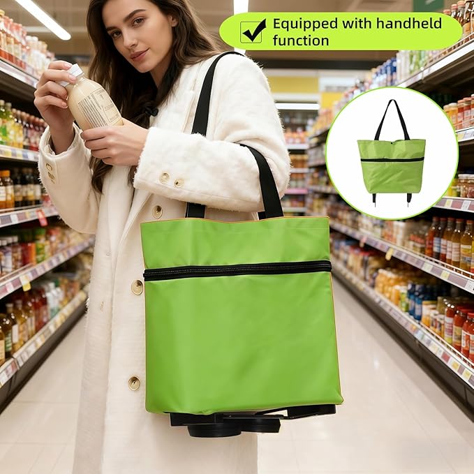 Tu bolso de compras plegable que se convierte en carrito