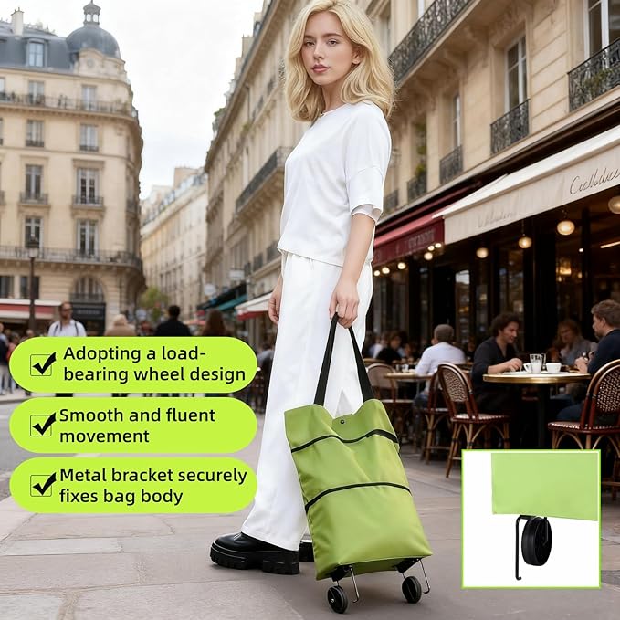 Tu bolso de compras plegable que se convierte en carrito