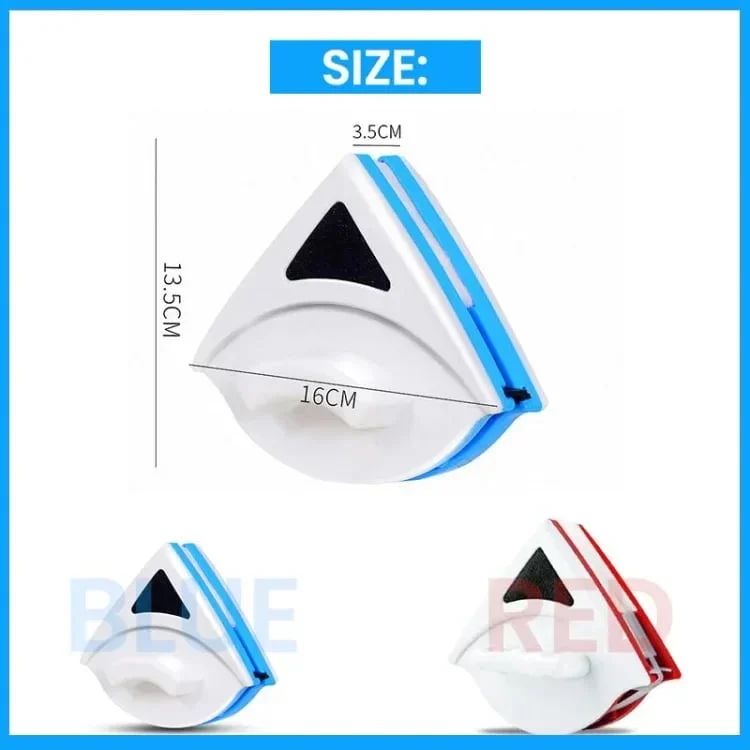 Ventanas impecables sin riesgo y esfuerzo con Limpiador Magnético doble cara.